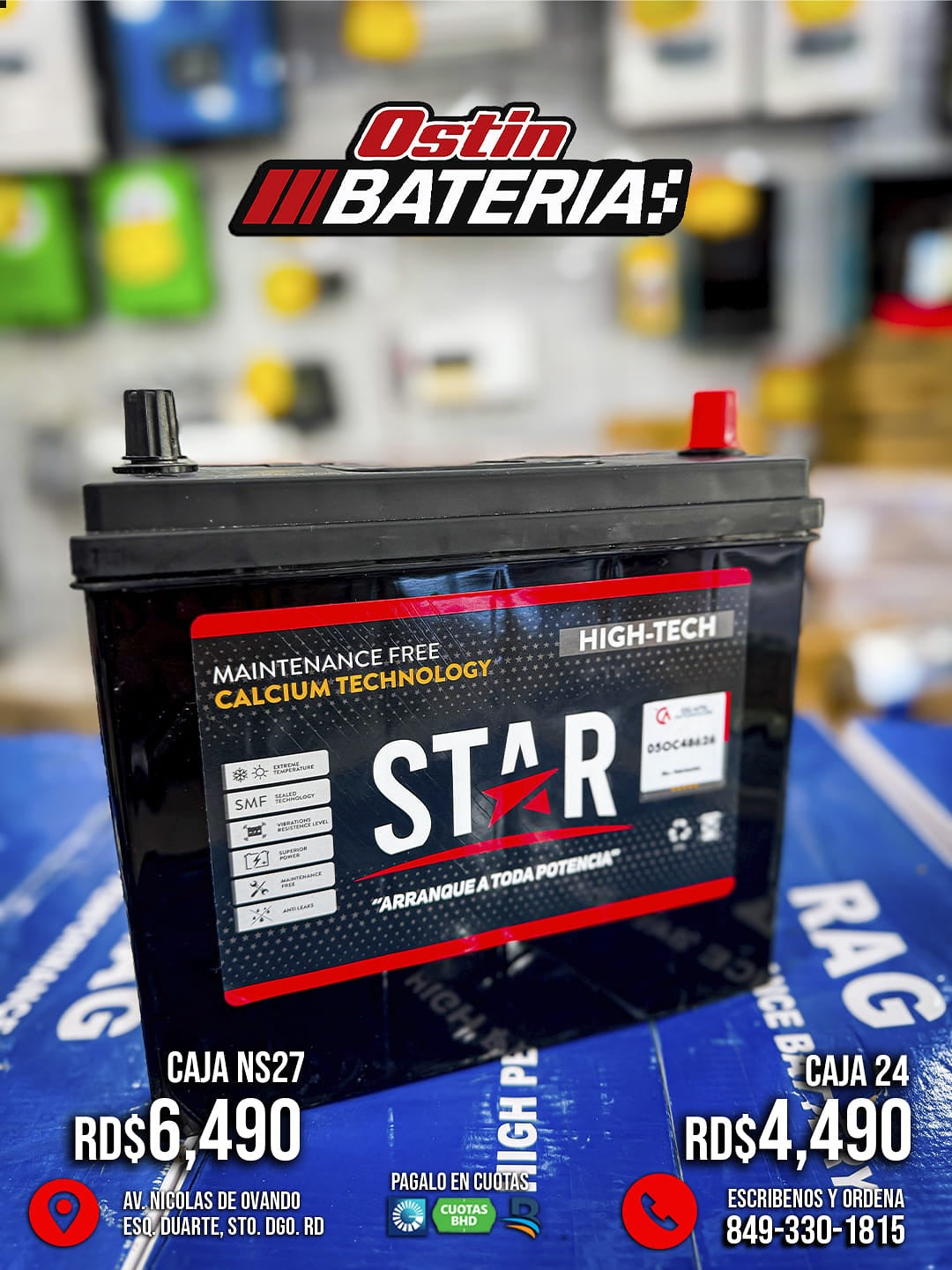 Bateria Star - Caja 24