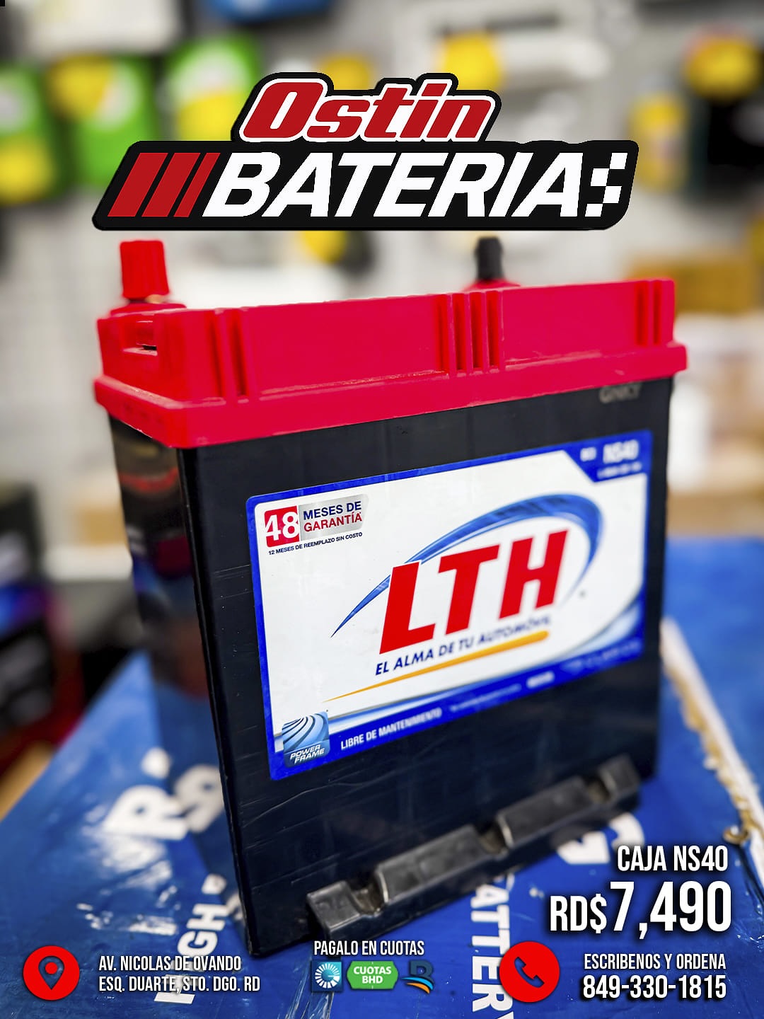 Bateria LTH - Caja NS40
