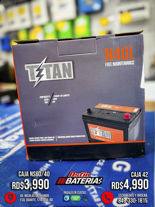Bateria Titan - Caja 42