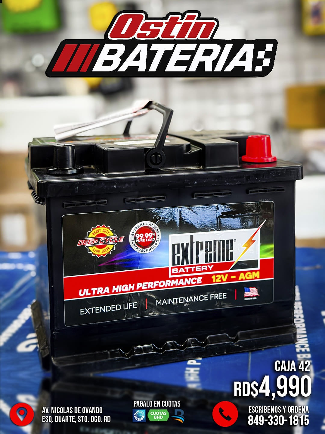 Batería Extreme - Caja 42